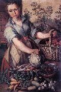 Joachim Beuckelaer, Vegetable Seller